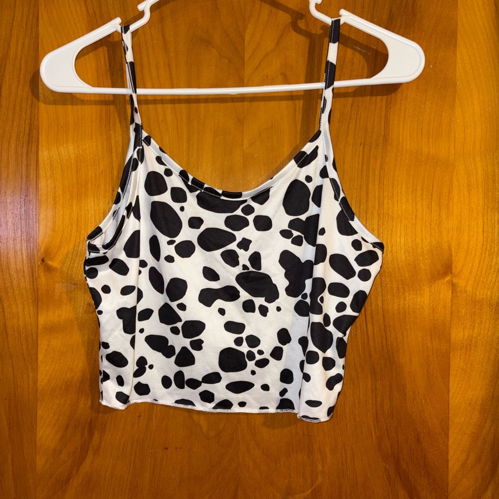 SHEIN Black and White Patterned Camisole